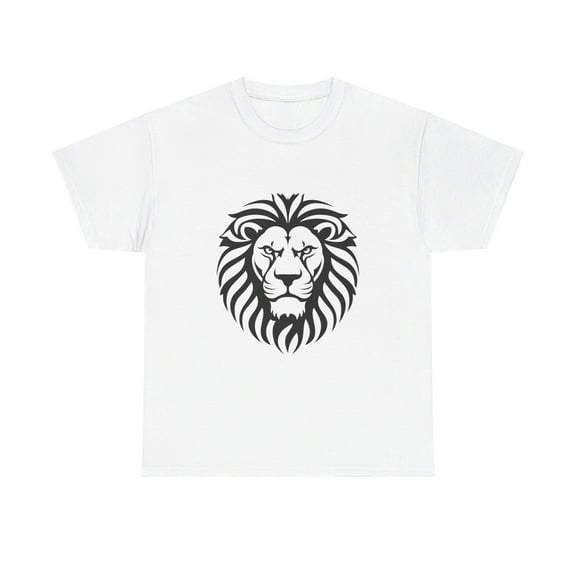 Grand Lion Sketch Pattern T-Shirt