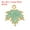 Green, variant on Uxcell Maple Leaf Pendants, 60 Pack Enamel Tree Leaf Beads Metal Leaves Charm for Jewelry Making, Green