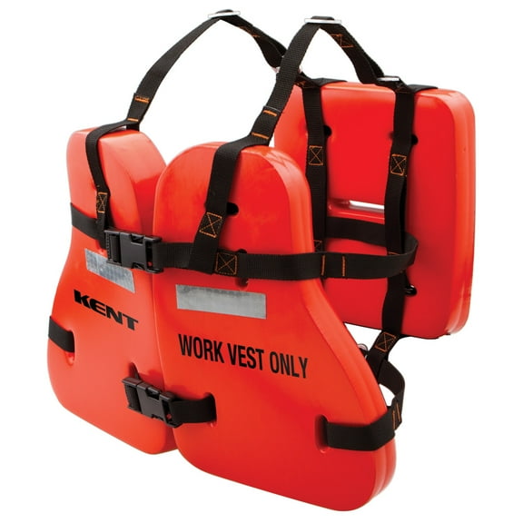 Kent Safety Life Vest,Vinyl Dip Work,Orange 151200-200-004-13