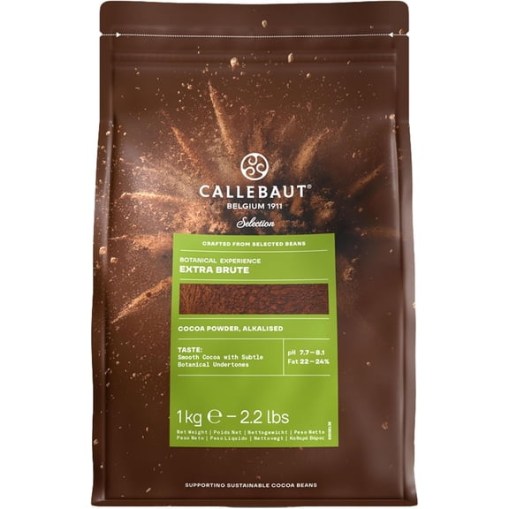 Callebaut Extra Brute Cocoa Powder | 100% Cocoa | 2.2 lb