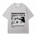 thumbnail image 4 of Camisetas con estampado de Radiohead para hombre, ropa de manga corta, 100% algodón, de gran tamaño, estilo Vintage, Hip Hop, informal, Unisex, 4 of 4