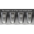 thumbnail image 2 of Bates Irish Coat of Arms Pint Glasses - Set of 4 (Sand Etched), 2 of 2