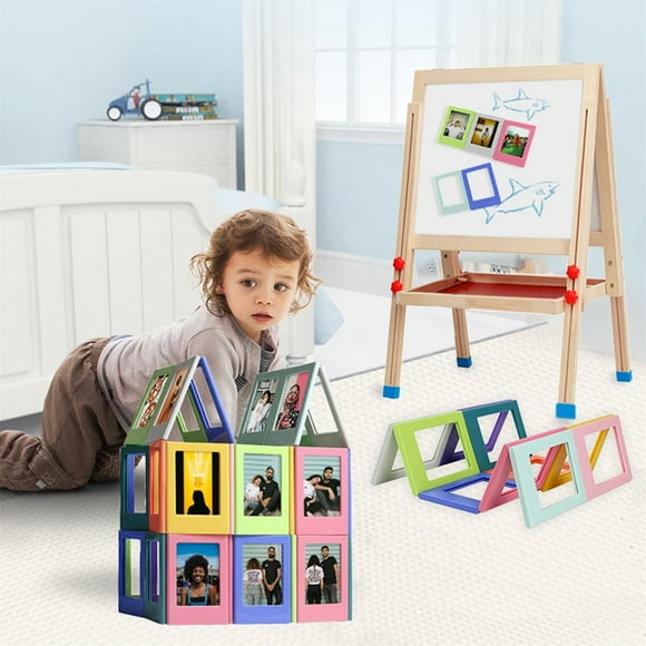 Magnetic Picture Frame for Polaroi-d Photos MIni 3inch Refrigerator Magnets Gift, Photo
