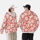 thumbnail image 4 of Fotbe Beige Flowers Chaqueta con Protección Solar UPF 50+ para Hombre y Mujer, Camisa con Capucha y Bolsillos-Small, 4 of 7