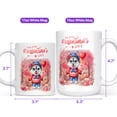 thumbnail image 4 of Happy Valentine’s Day Adorable Siberian Husky Puppy Holding Heart Balloon Mug Husky Dog Lover Gifts Coffee Tea Cup - 00030, 4 of 4