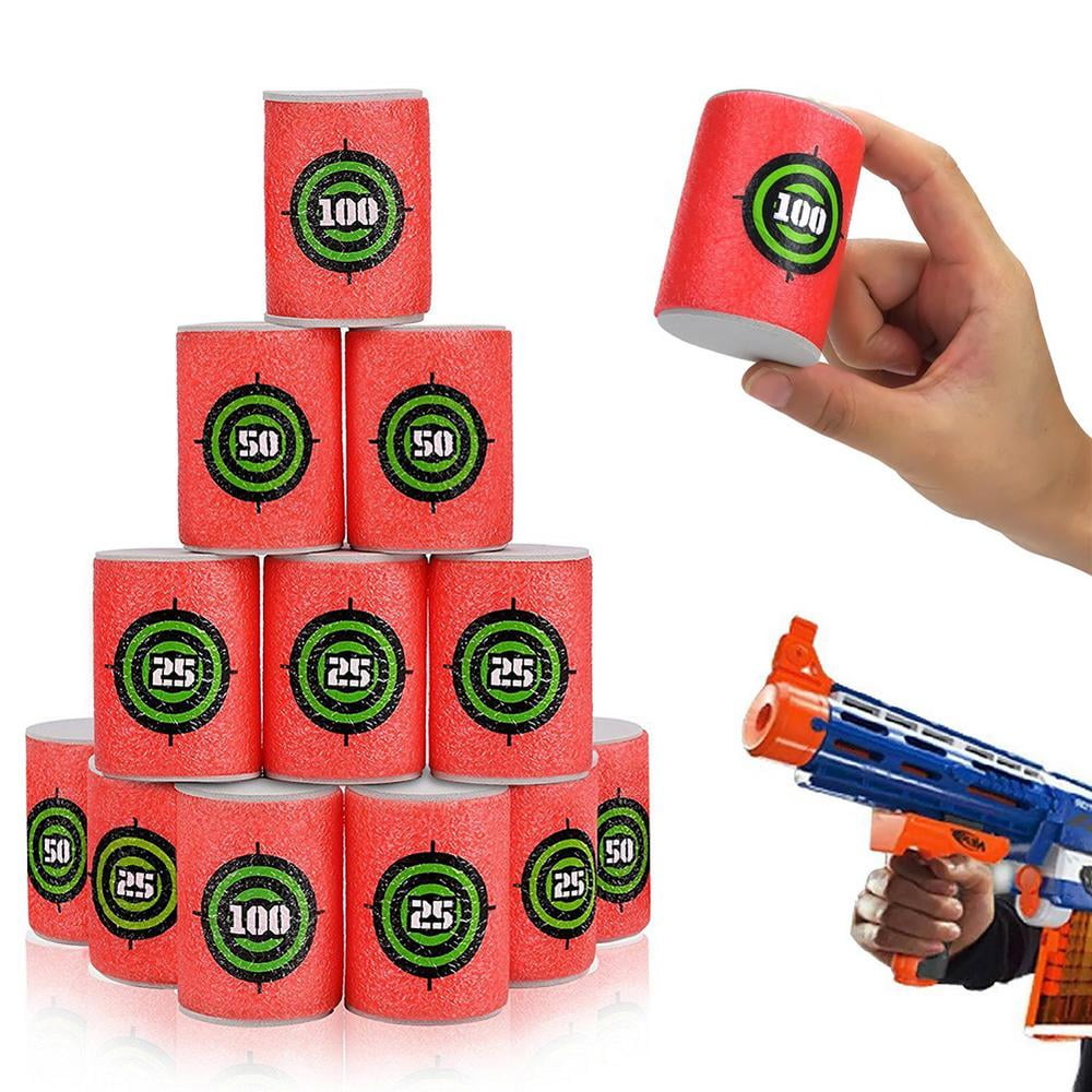 6p/lot for Nerf Gun Bullet Target Toy Soft N Strike Dart Shoot Eva Blaster Elite 
