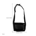 thumbnail image 2 of EXHUMKY Dog Safety Mesh Muzzle Adjustable Black for Comfortable Panting and Chewing Control, 2 of 8