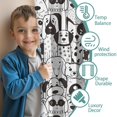 thumbnail image 3 of Blackout Kids Curtains,Cute Black and White Cartoon Line Drawing Dog Childrens Insulated Curtains Set Of 2,Bedroom Essentials,Toddler Room Decor 42"x54"(106x137cm), 3 of 4