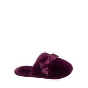 DF by Dearfoams Women's Microfiber Velour Scuff Slippers