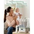 thumbnail image 3 of Momcozy Bottle Sterilizer and Dryer, 8-in-1 Electric Steam Bottle Sterilizer for Baby Bottles, Pacifiers, Pump Parts, 3 of 9
