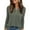 Green, variant on PRETTYGARDEN Women's Long Sleeve Henley Shirts Fall Casual Ribbed Tunic Tops Lightweight Sweaters Fashion Clothing