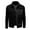 Black, variant on hotojiny Men's Wool Blend Coat Classic Collared Stripes Warm Coats Winter Long Sleeve Work Business Outwear Jackets