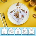 thumbnail image 6 of Heduofu Christmas Napkins, Gingerbread Christmas Tree Dinner Cloth Napkins, Washable Soft Absorbent Napkins for Dining Kitchen Party Wedding Decoration, 6 of 7
