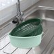 thumbnail image 5 of Cesta Coladora Grande de Plástico para Fregadero | Colador Doble para Frutas y Verduras | Material Apto para Uso Alimentario | Utensilio de Cocina de 25,4 X 22,9 X 8,9 Cm para Lavar y Almacenar, 5 of 6