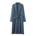 thumbnail image 2 of Kureaily Mens Pajamas Robes Sets For Mens Pajama Sets Long Sleeve Sets Soft Comfy Casual Loungewear Mens Sets Summer Sleepwear, 2 of 9