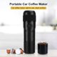 thumbnail image 2 of Cafetera eléctrica, cafetera portátil con calefacción automática y cápsulas de café reutilizables, apta para coche, hogar y oficina (negra), 2 of 4