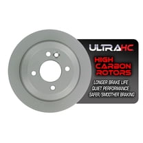 UltraHC Coated High Carbon Brake Rotor, Rear UR001408, Mini Cooper 2007-2002