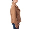 thumbnail image 3 of Collection B Women's Brown Faux Fur Teddy Coat Jacket, 3 of 4
