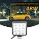 thumbnail image 3 of Lámpara LED de 48W 2880LM 6500K foco cuadrado de trabajo superahorro Ehuebsd de energía alto brillo larga vida a prueba de golpes a prueba de polvo 16LED, 3 of 8