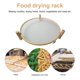 thumbnail image 5 of Rejillas de secado de pasta multiusos Soporte de secadores de alimentos reutilizables (capa única redonda) Ehuebsd Libre de BPA, 5 of 9