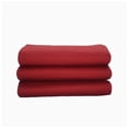 thumbnail image 3 of 400TC Sateen Solid Cotton Twin XL Sheet Set, Burgundy, 3 of 3
