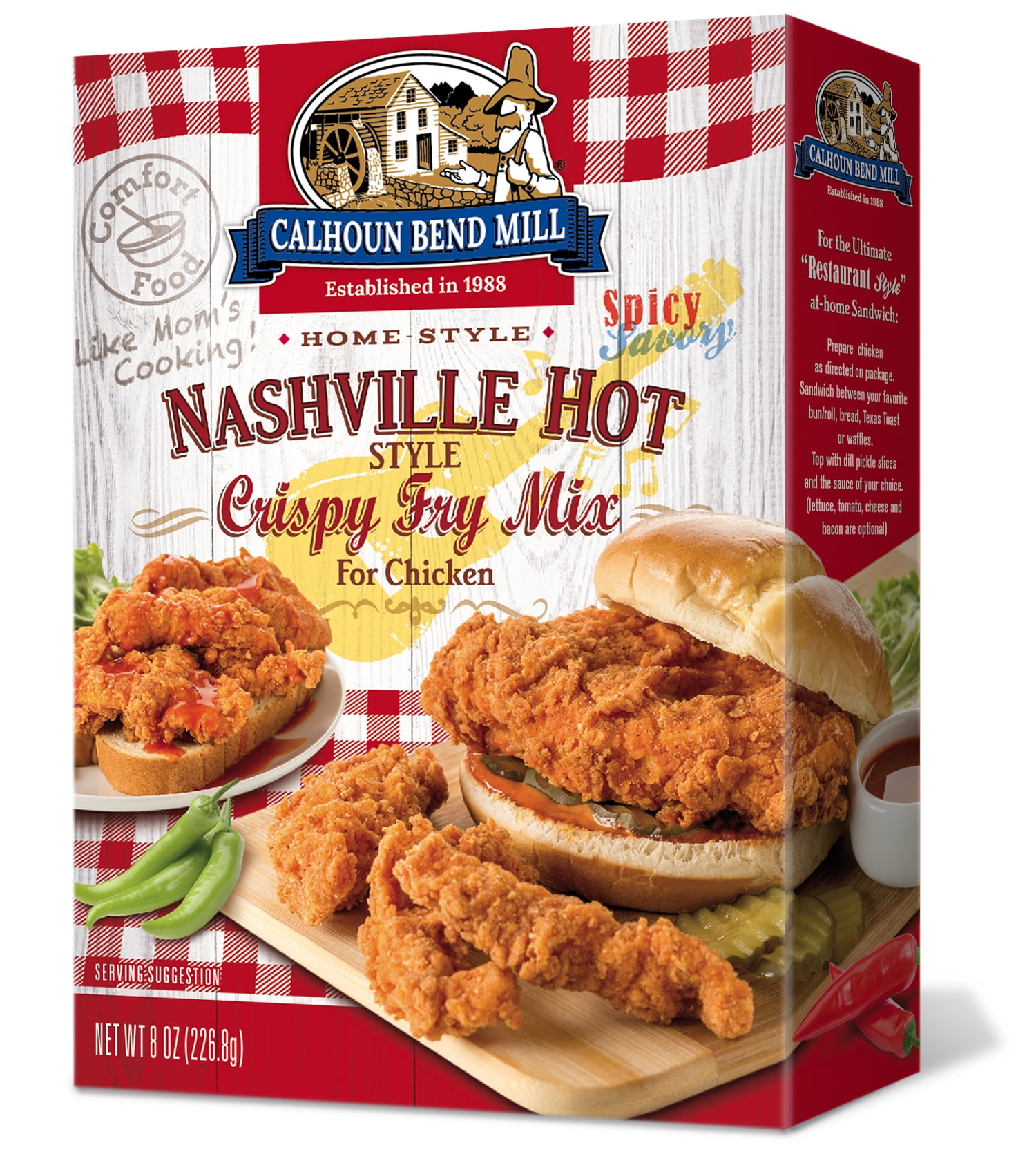 Calhoun Bend Mill Nashville Style Hot Crispy Fry Mix, 8oz