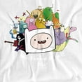 thumbnail image 2 of Adventure Time Mathematical Women's T Shirt, White, Large, 2 of 6