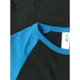 thumbnail image 3 of Hat and Beyond Kids Premium Colorblock Casual ¾ Raglan Sleeve Baseball T-Shirts, 3 of 6