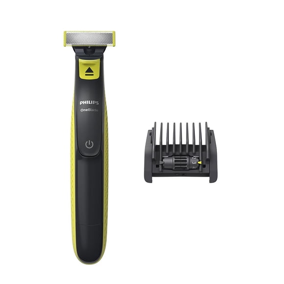 Recortadora Philips OneBlade Negro con Peine Ajustable 5 en 1 para Hombre