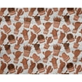 thumbnail image 5 of oneOone Polyester Lycra Rust Brown Fabric Cactus Craft Projects Decor Fabric Printed By The Yard 56 Inch Wide, 5 of 6
