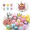 thumbnail image 3 of Yimiti 4Pcs Crown Tire Valve Stem Cover For Crystal Rhinestone Vehicle Tire Covers Auto,A, 3 of 6