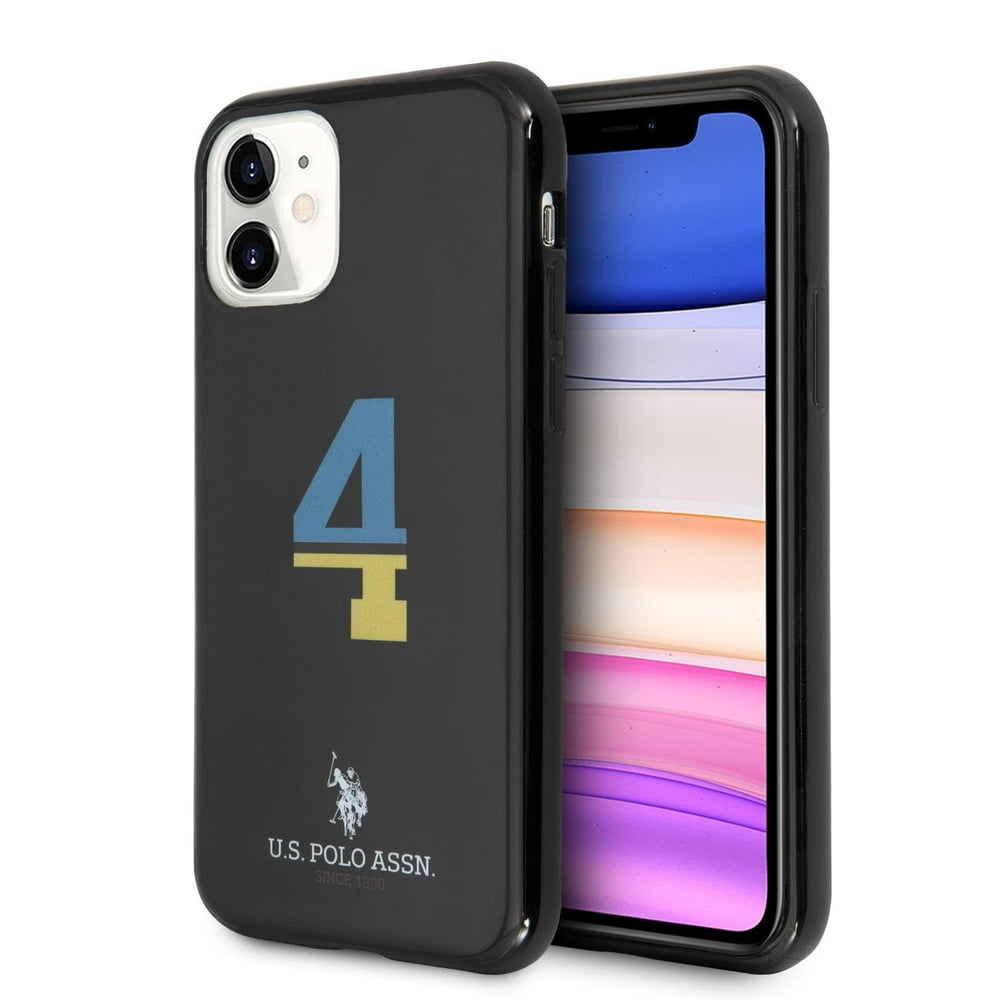 us polo assn pctpu number 4 bicolor with logo print iphone 11