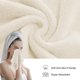 thumbnail image 4 of 50 Toallas Cuadradas De Rizo, Mezcla De Algodn Suave, Absorbentes, De Secado Rpido, Para Bao, Natacin Y Playa, Paquete De 50, Blancas, Ukhbmc | Beige, 4 of 9