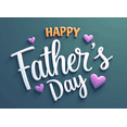 thumbnail image 3 of Decorative Design Happy Father's Day Banner Heart Accents Celebration Decoration for Father's Day Party Event Decoration Home, 3 of 7