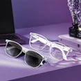thumbnail image 6 of Smart Glasses With Wireless Earbuds, Anti Blue Light, Bluetooth, Lightweight, For Men And Women,White, 6 of 6
