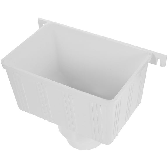 HEANUJJ White Plastic Gutter Rain Diverter 1 Set - Rainwater Redirector for Home Roof Drainage