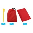 thumbnail image 3 of Uxcell 57" x 43" Beach Blanket Waterproof Picnic Mat with Carry Bag Red, 3 of 5