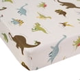 thumbnail image 4 of Juego de sábanas ajustables MAG Dinosaur Colorful Dinosaurs, tamaño doble, 4 of 7