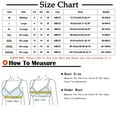 thumbnail image 3 of Yuwull Sports Bras For Women Fashion Women Flower Print Wireless Lace Together Fixed Cup Thin And Light Daily Bra, 3 of 3
