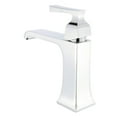 thumbnail image 3 of Fine Fixtures Arched Square Single Hole Bathroom Faucet, Polished Chrome, 3 of 5