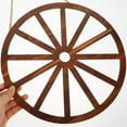 thumbnail image 6 of HOOWIFFY 2Pcs Large Wooden Wheels For Wall Decoration Vintage Style 11.4In, 6 of 8