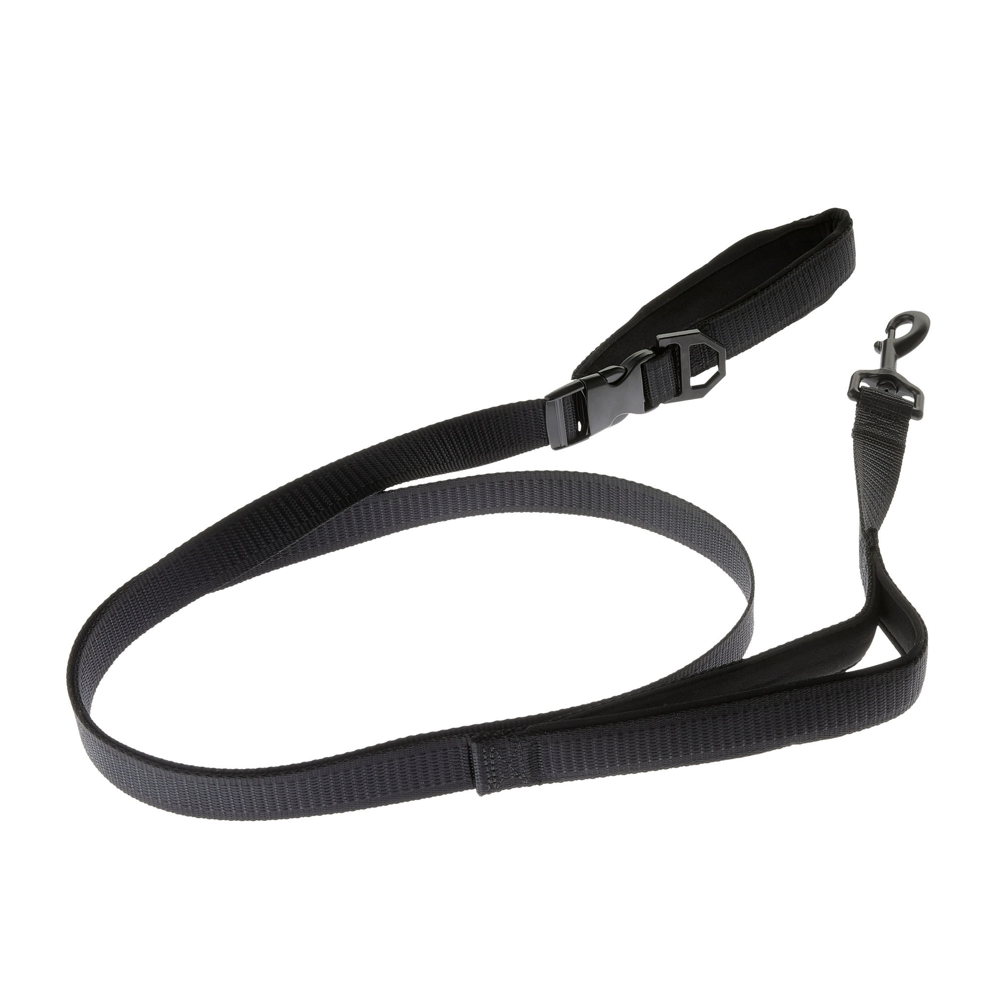 Vibrant Life 6' Adjustable Hands-Free Leash, Black, L
