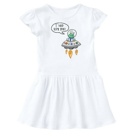 

Inktastic I Need Some Space Alien Gift Baby Girl Dress