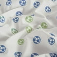 thumbnail image 5 of Chezmoi Collection 4-Piece Kids/Teens Football Soccer Sheet Set, Soft Microfiber Blue Green White Football Kids Sheets, Queen Size, 5 of 9