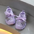 thumbnail image 4 of LvhaoGJOB Girls' Breathable Upper Chunky Sneakers with Cushioned Sole and Non-Slip Platform Sole, 4 of 9