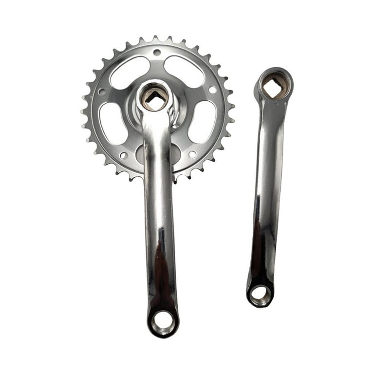 Tnarru Crankset,Mountain Bike Crank Arm Set,Iron Easy Installation