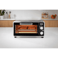 thumbnail image 4 of Black + Decker Crisp 'N Bake Pro 4-Slice Air Fry Toaster Oven Black – Refurbished Good Condition | Compact Air Fry Oven, 4 of 5