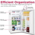 thumbnail image 5 of Frigidaire 3.2 cu. ft. Retro Mini Fridge with Side Bottle Opener, White, 5 of 11