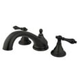 thumbnail image 1 of Kingston Brass KS5535AL 8 Inch -18 Inch Widespread Roman Tub Filler - Oil Rubbed Bronze, 1 of 1
