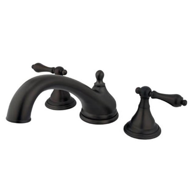 Kingston Brass KS5535AL 8 Inch -18 Inch Widespread Roman Tub Filler - Oil Rubbed Bronze